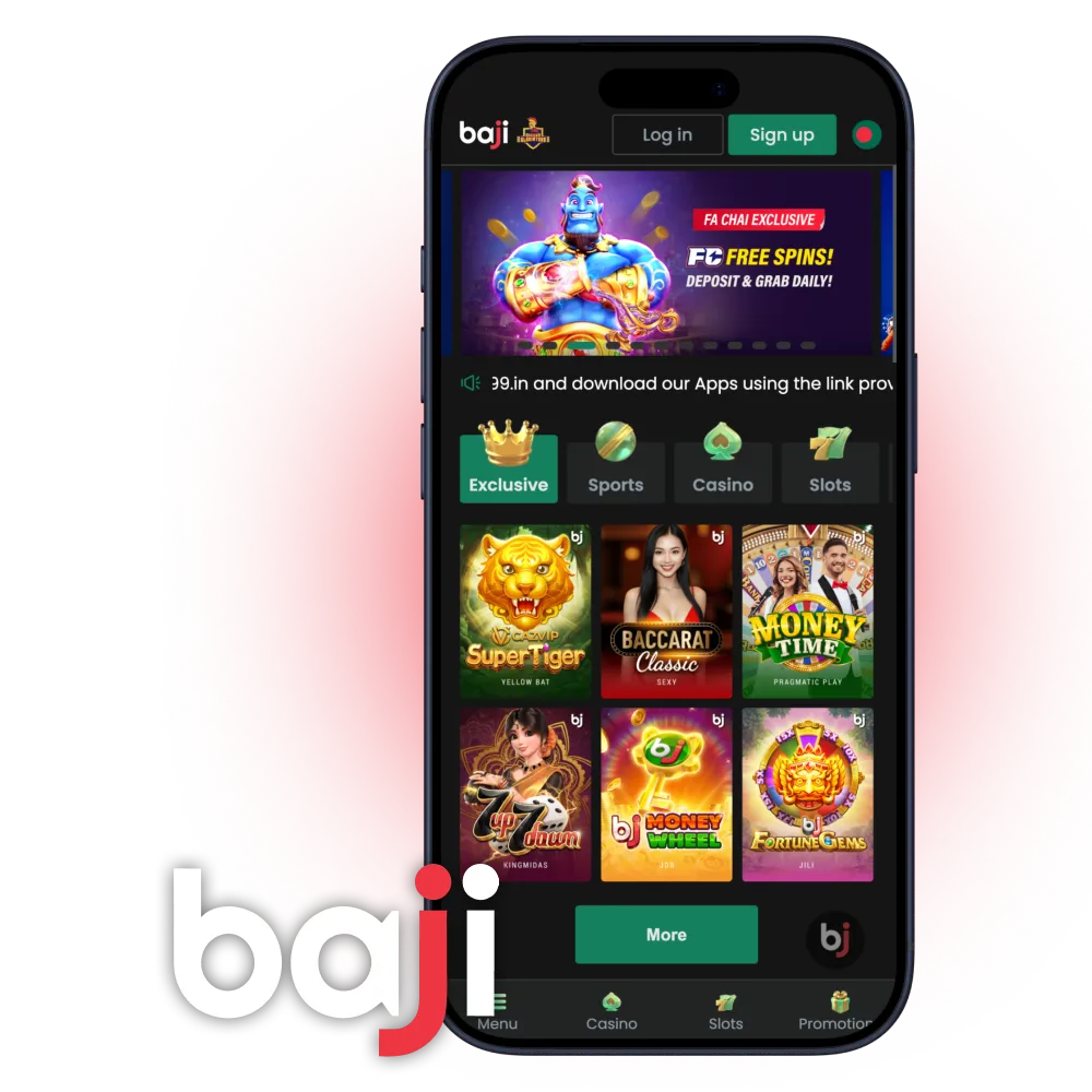 Download the app now and get your first Baji winnings.