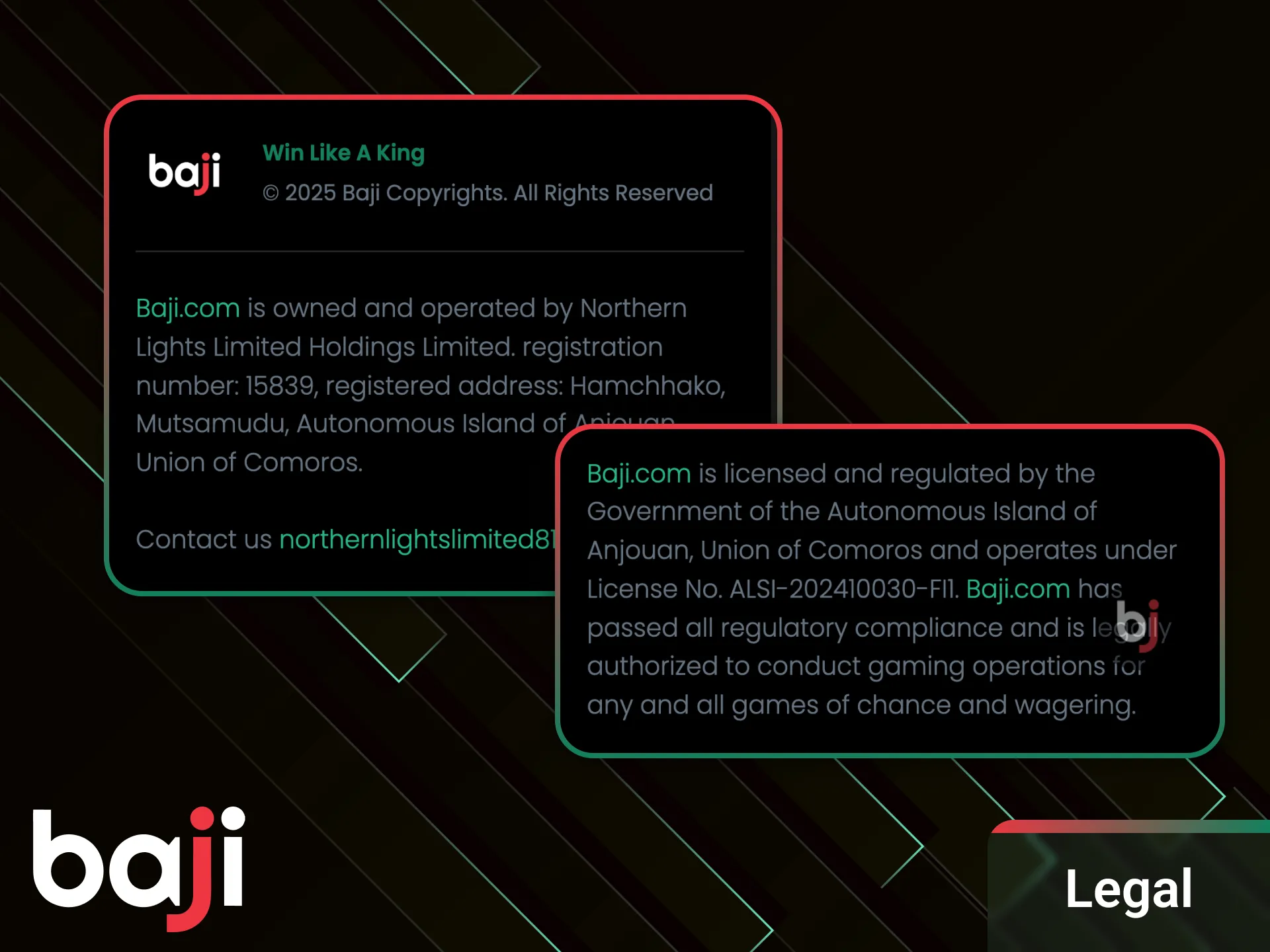 Licensed casino with guaranteed winnings in Baji.