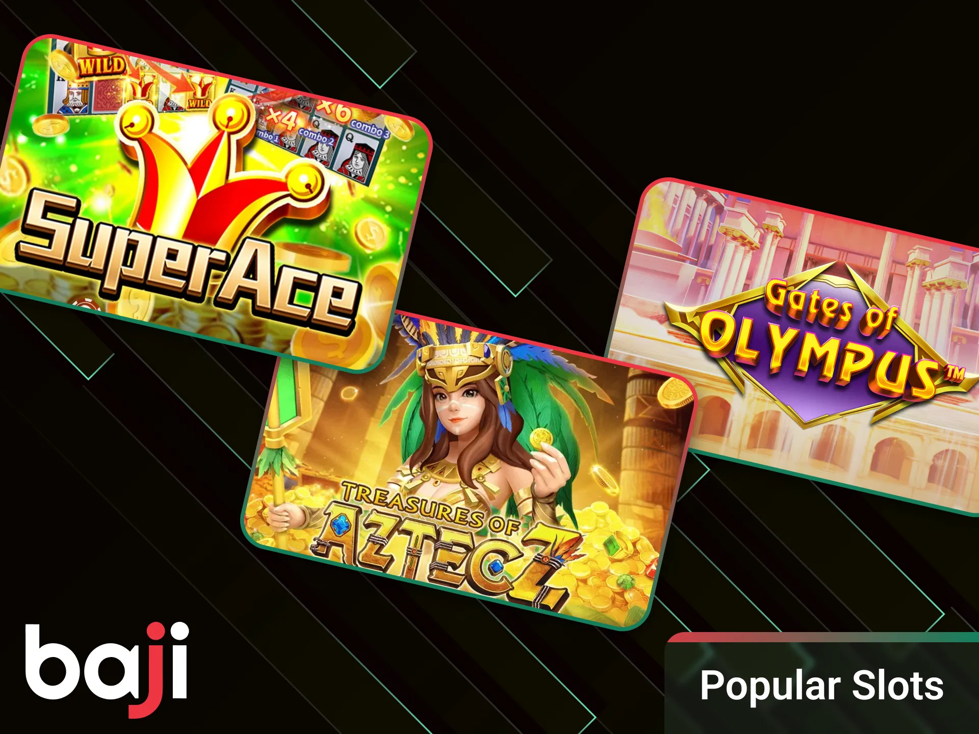 The most popular slots are collected in Baji.